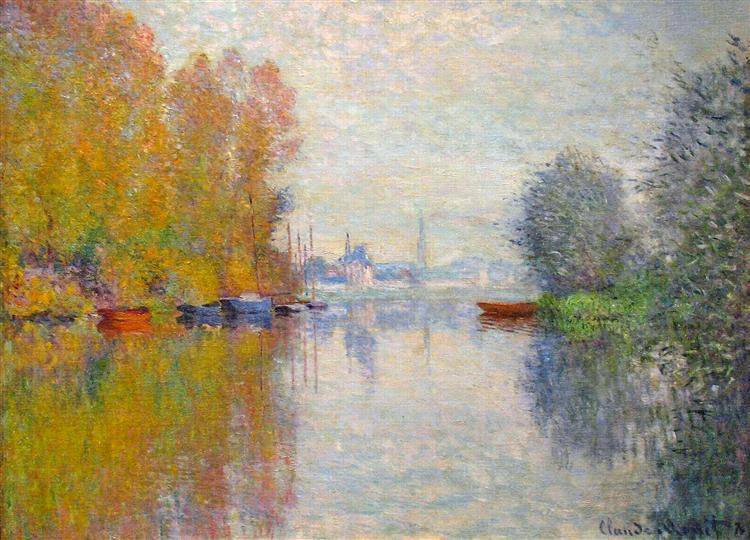 Autumn on the Seine, Argenteuil (1873) – Claude Monet