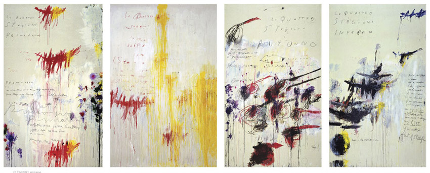 Four Seasons: Autumn (1993-1995) – Cy Twombly